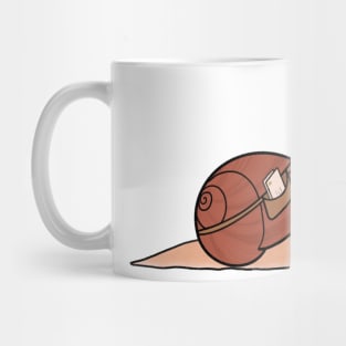 Cottagecore Snail Mail Carrier Mug